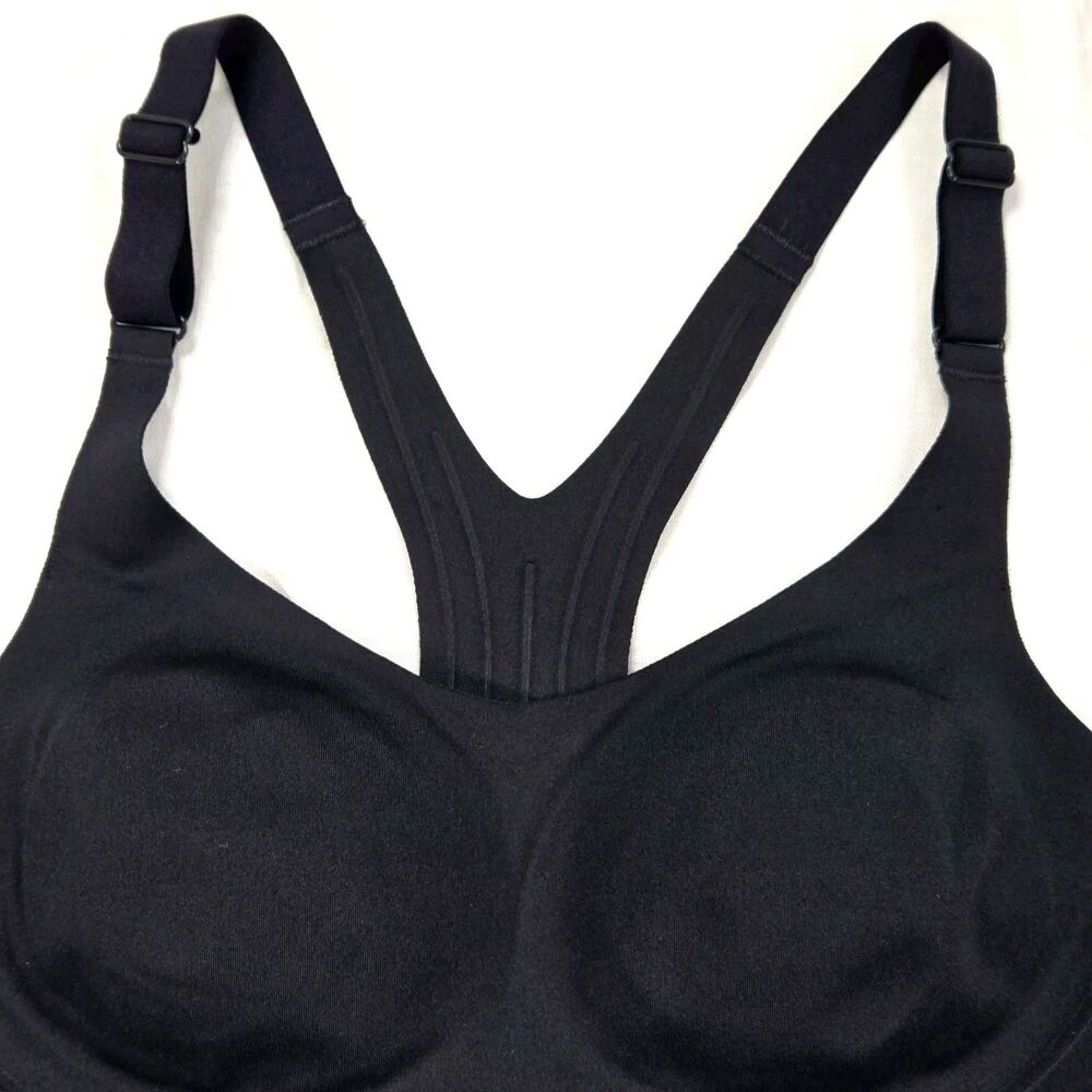All In Motion High Support Sports Bra Black S Adjustable Straps NWT - Picture 3 of 15